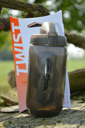 Fidlock Twist bottle mit Deckel 450ml + bike base mag. Flaschenhalter mit Flasche black